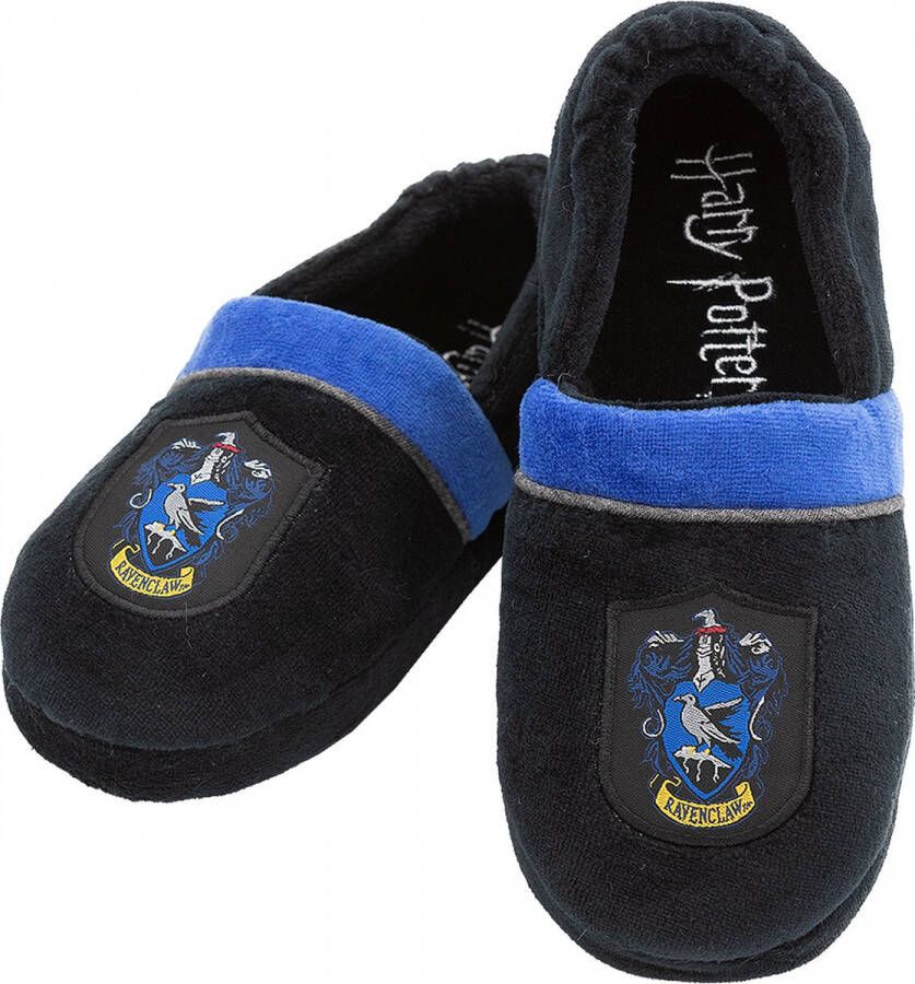 Funidelia Ravenklauw Pantoffels Harry Potter voor en Hogwarts Tovenaars Films & Series Zweinstein De beste nerd-merchandise en cadeaus voor echte fans met Kerstmis verjaardagen of een speciale gelegenheid Donkerblauw