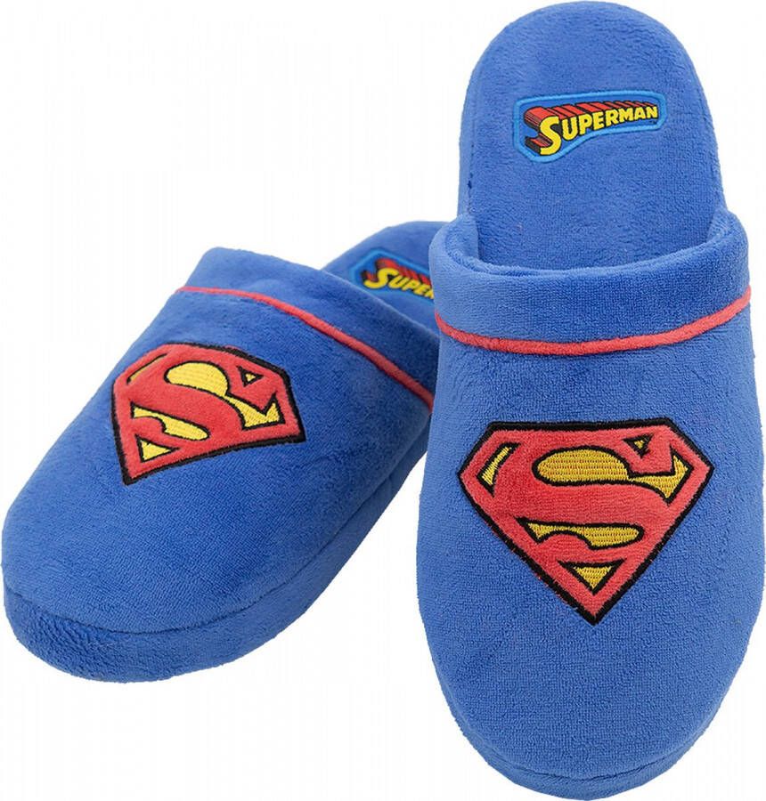 Funidelia Superman pantoffels voor mannen 42 45 Blauw
