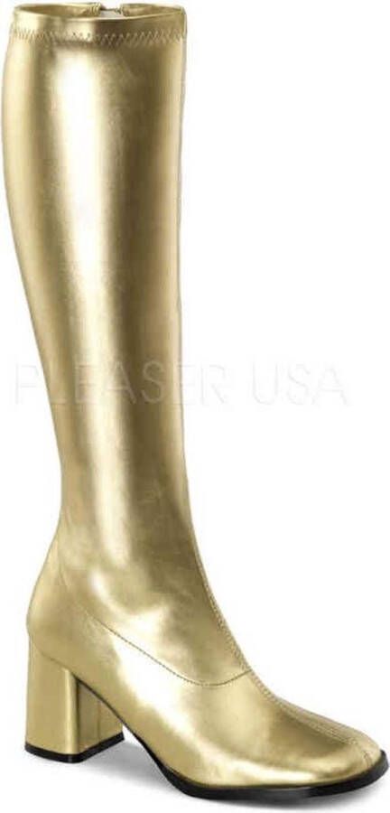 Funtasma Pleaser Shoes Go-Go Laarzen Goud Goud Carnavalskleding Verkleedkleding