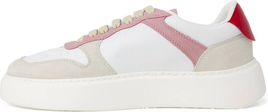 Furla Rode Leren Veterschoenen voor Vrouwen Multicolor Dames