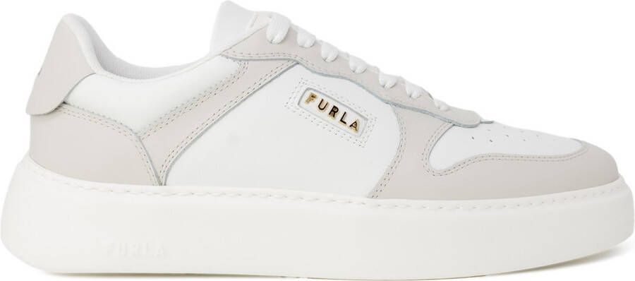 Furla Dames Leren Sneakers Lente Zomer Collectie Gray Dames