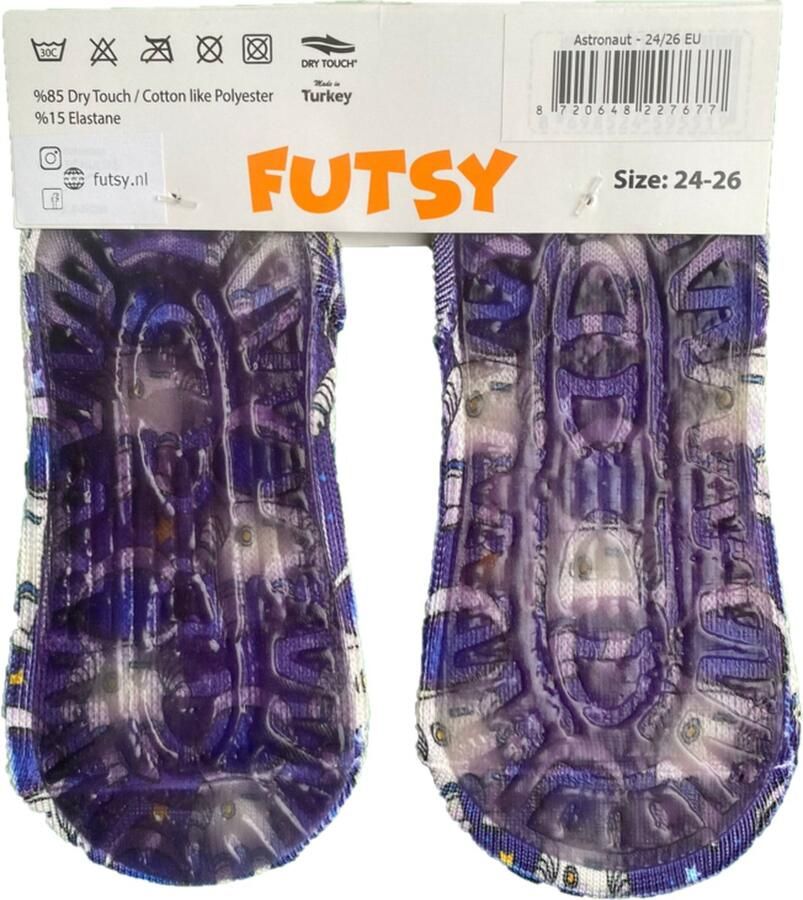 Futsy Astronaut Antislip Zwemsokken kind Zwemsloffen Zwembad Cadeau kado Sinterklaas cadeau