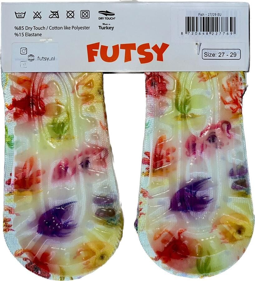 Futsy Fish Antislip Zwemsokken kind Zwemsloffen Waterschoenen - Foto 4