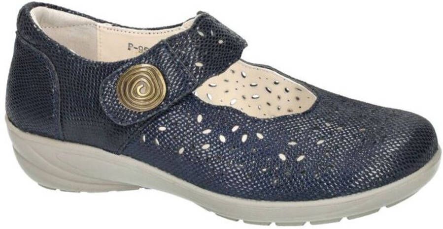 G-comfort -Dames blauw donker ballerina's & mocassins