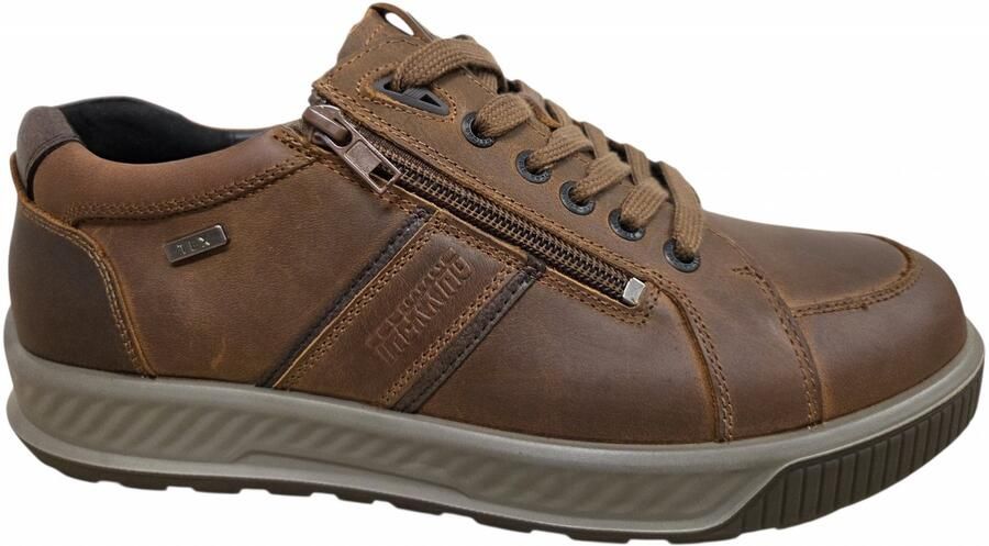 G-comfort A-953CC Tan Sneakers Bruin Nubuck Heren Breedtemaat K Bruin