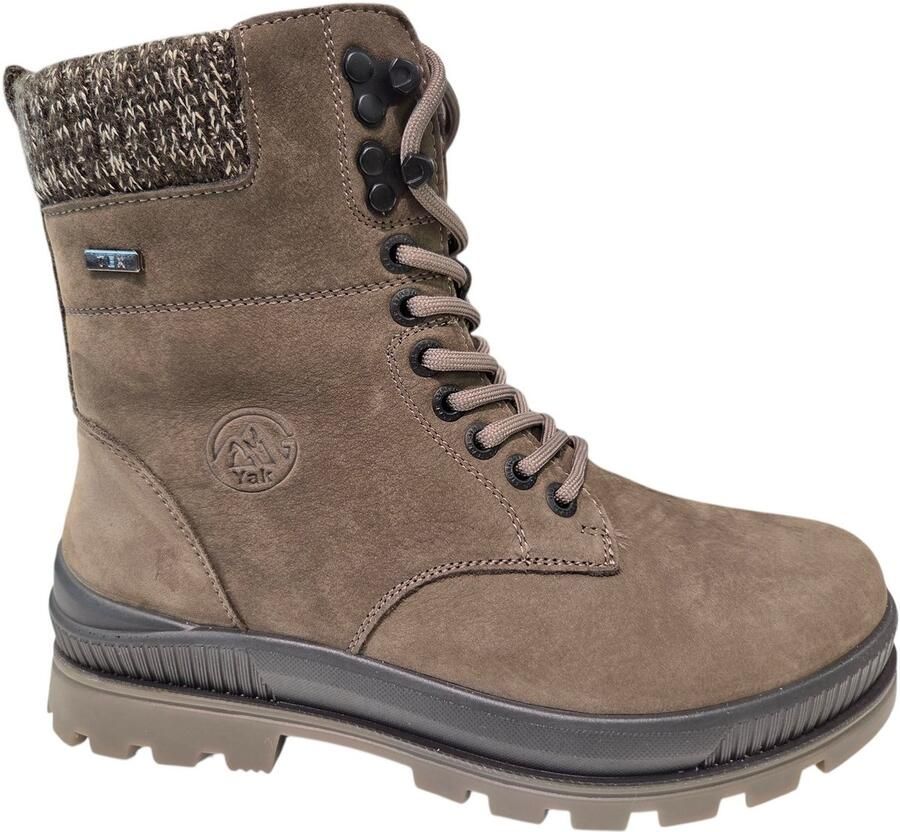 G-comfort P-1211G Grey Yak Veterboots Grijs Suede Dames Grijs