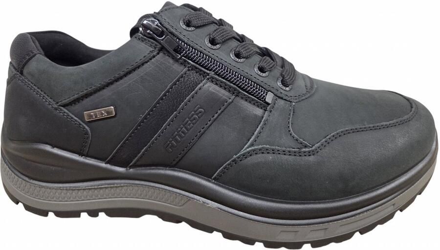 G-comfort R-1292SC Black Veterschoenen Zwart Nubuck Tex Heren Zwart