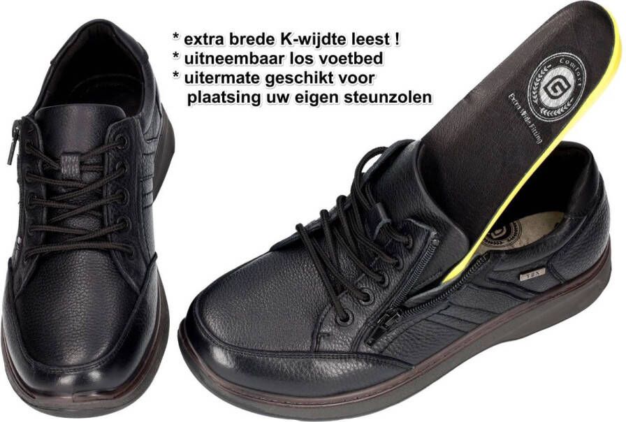 G-comfort -Heren zwart sneakers