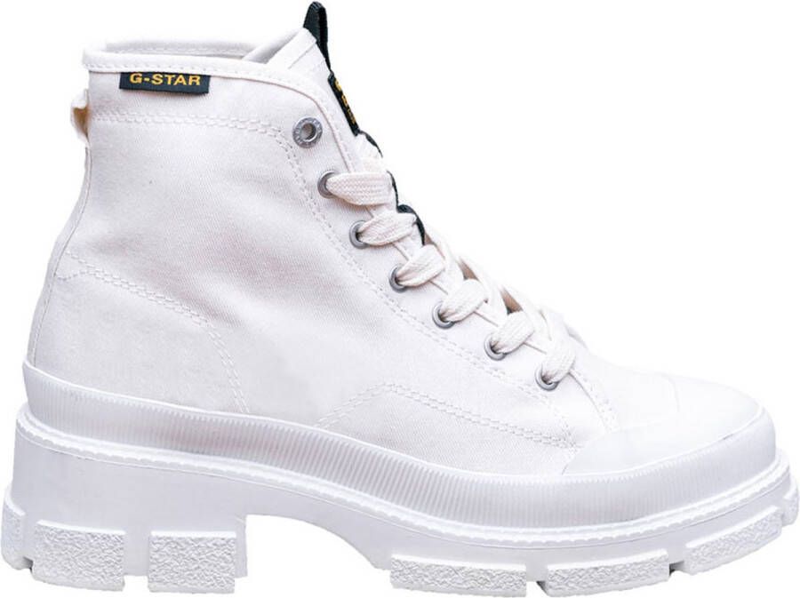 G-STAR Aefon II Mid CVS W Veterschoenen Hak gebroken wit - Foto 2