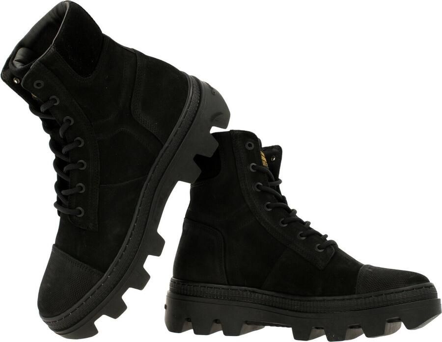 G-Star Stijlvolle Enkellaars met Gestructureerde Zool Black Dames - Foto 4