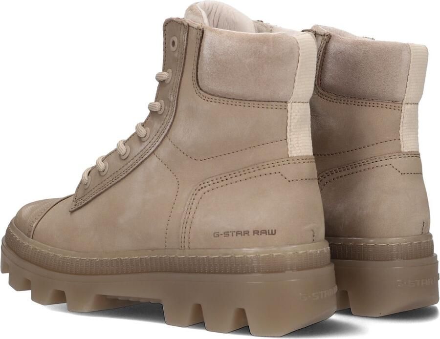 G-Star RAW Outdoor FAshion gorpcore bruin Tinten Noxer Hgh Nub W Veterboots Laarzen Met Veters Dames Camel - Foto 7