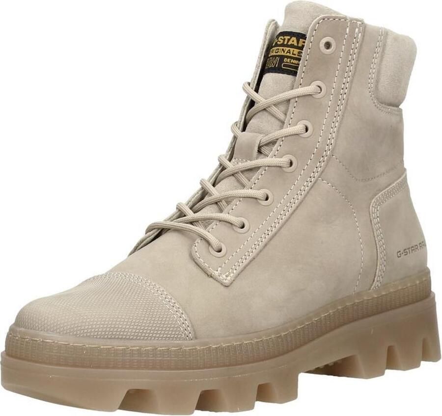 G-Star RAW Outdoor FAshion gorpcore bruin Tinten Noxer Hgh Nub W Veterboots Laarzen Met Veters Dames Camel - Foto 4