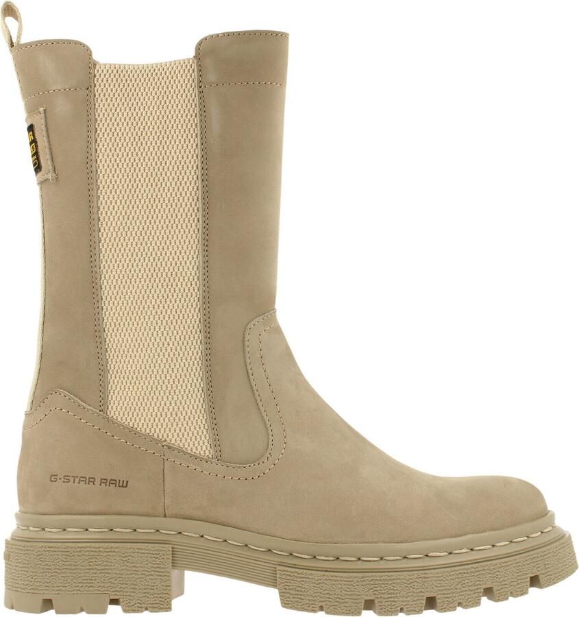 G-Star G Star Raw Kafey Hgh Chs Nub W Chelsea boots Enkellaarsjes Dames Taupe - Foto 4
