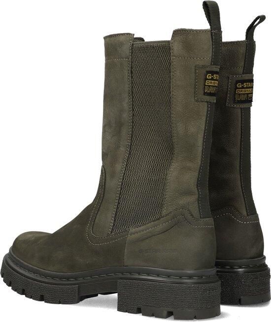 G-Star RAW Kafey Hgh Chs Nub W Chelsea boots Enkellaarsjes Dames Groen - Foto 11