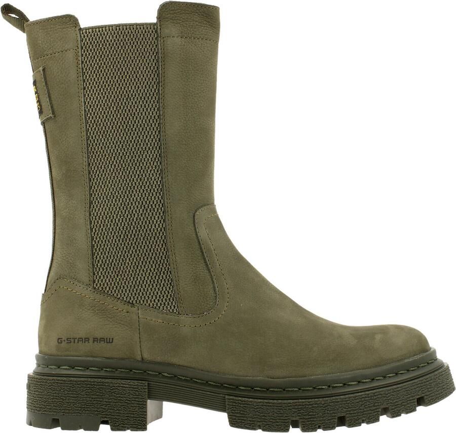 G-Star RAW Kafey Hgh Chs Nub W Chelsea boots Enkellaarsjes Dames Groen - Foto 2