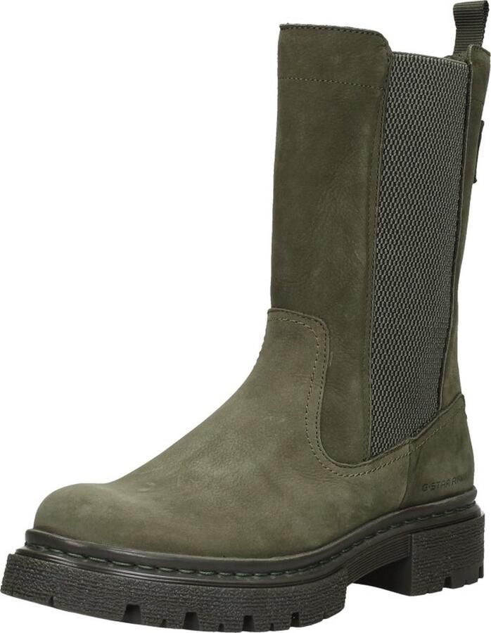 G-Star RAW Kafey Hgh Chs Nub W Chelsea boots Enkellaarsjes Dames Groen - Foto 8
