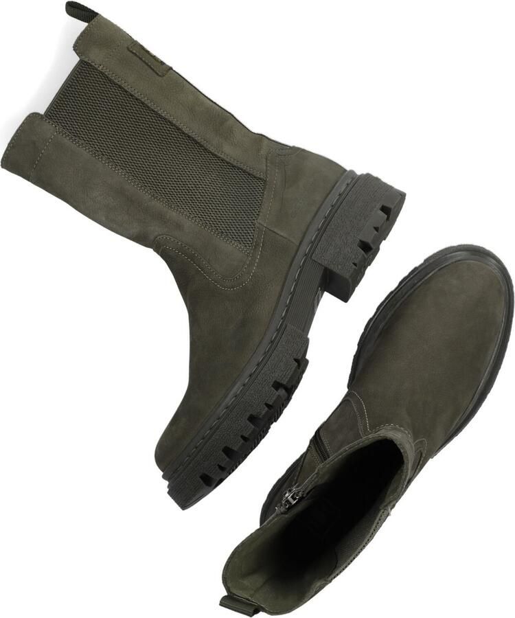 G-Star RAW Kafey Hgh Chs Nub W Chelsea boots Enkellaarsjes Dames Groen - Foto 7