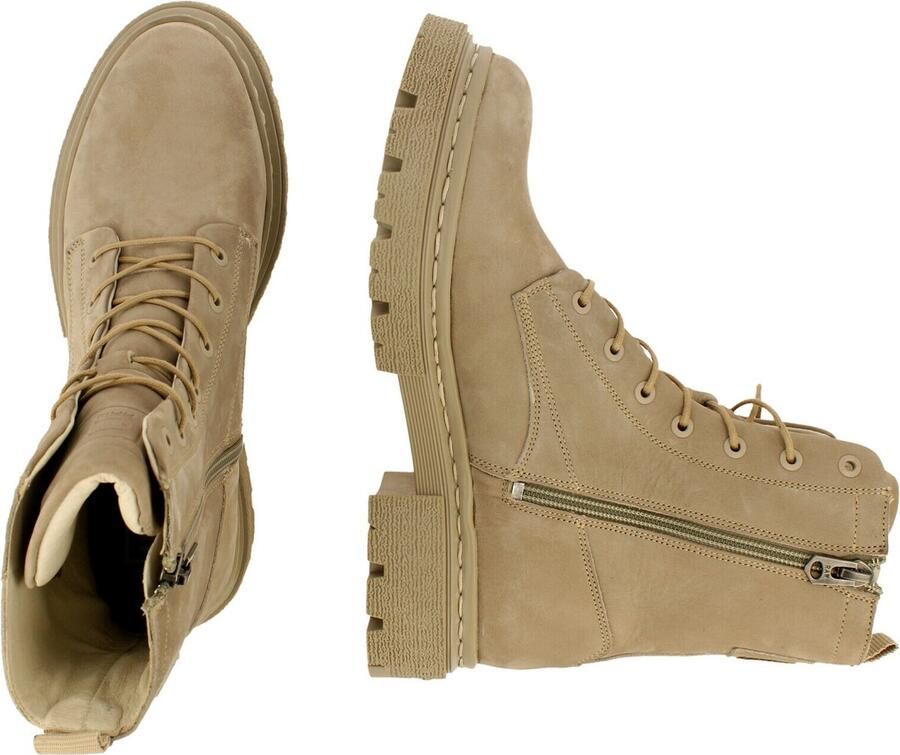 G-Star RAW Kafey Hgh Lace Nub W Veterboots Laarzen Met Veters Dames Taupe - Foto 6