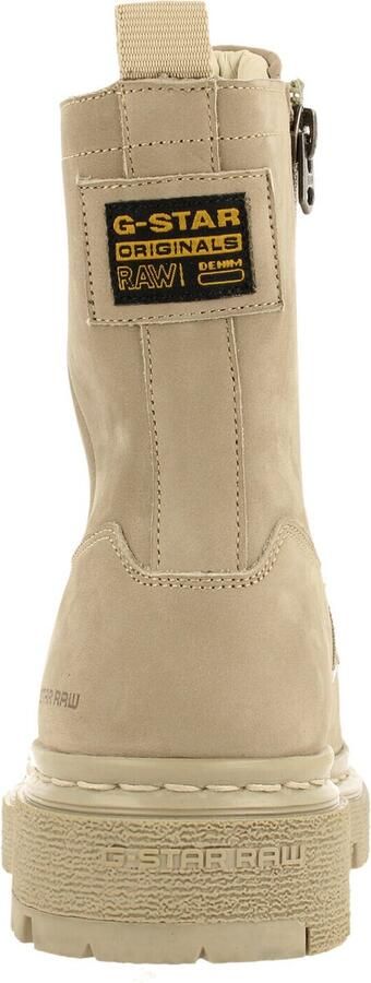 G-Star RAW Kafey Hgh Lace Nub W Veterboots Laarzen Met Veters Dames Taupe - Foto 16