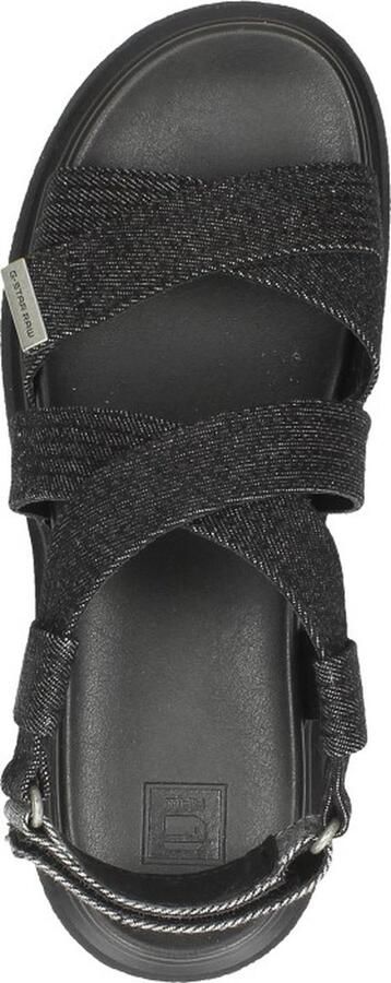 G-Star Chunky Denim Sandaal met Verstelbare Banden Black Dames - Foto 18