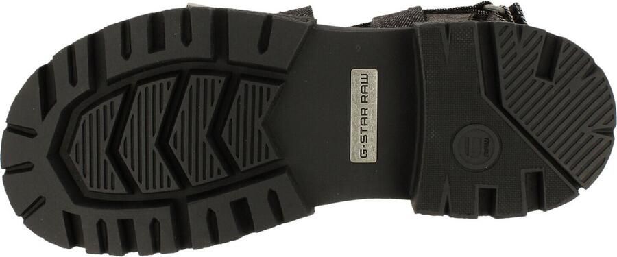 G-Star Chunky Denim Sandaal met Verstelbare Banden Black Dames - Foto 16