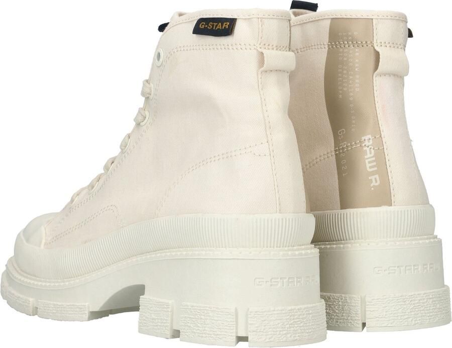 G-STAR Aefon II Mid CVS W Veterschoenen Hak Gebroken wit - Foto 6