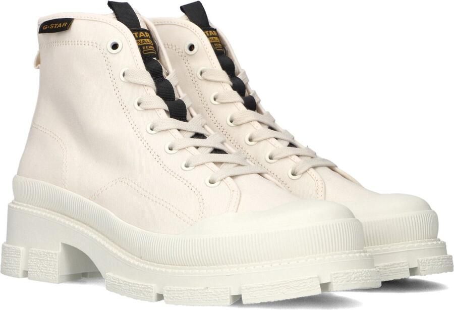 G-STAR Aefon II Mid CVS W Veterschoenen Hak Gebroken wit - Foto 4