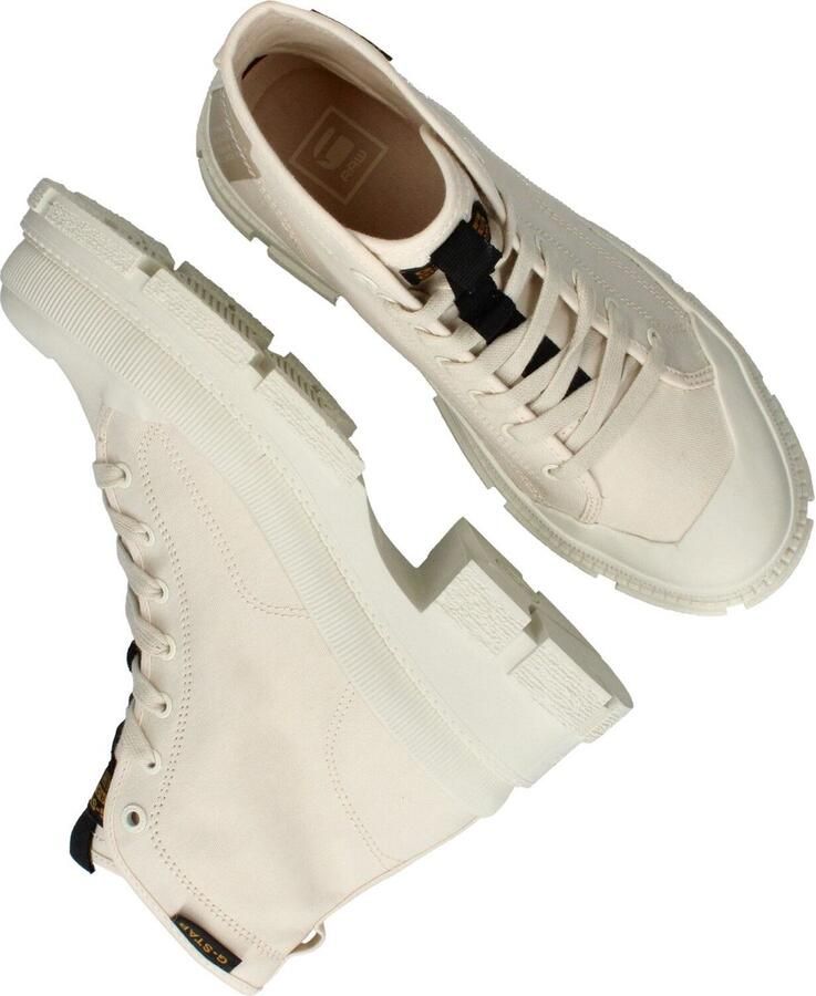 G-STAR Aefon II Mid CVS W Veterschoenen Hak gebroken wit - Foto 5