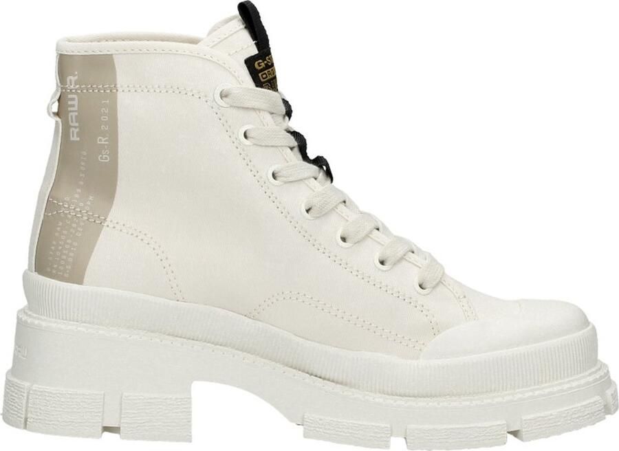 G-STAR Aefon II Mid CVS W Veterschoenen Hak gebroken wit - Foto 11