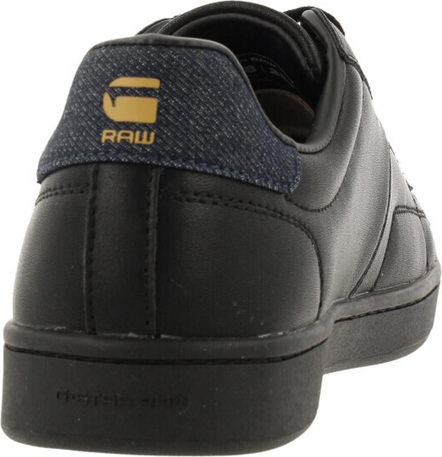 G-Star Raw CADET Denim Heren Leren sneakers 2242 002521 ZWART - Foto 3