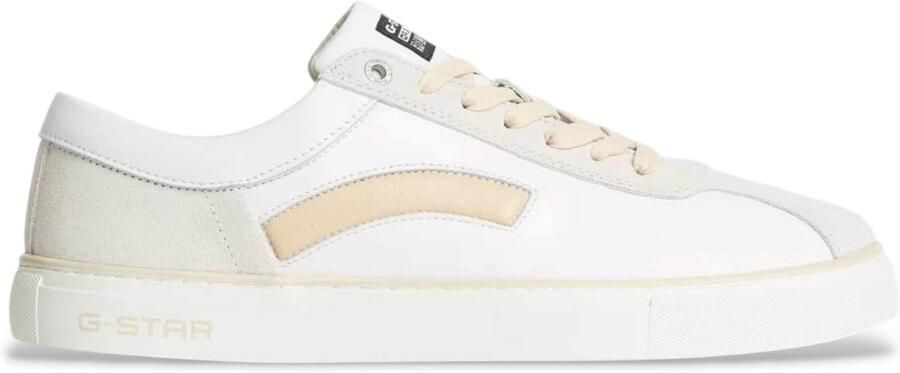 G-STAR Dash witte leren sportschoenen