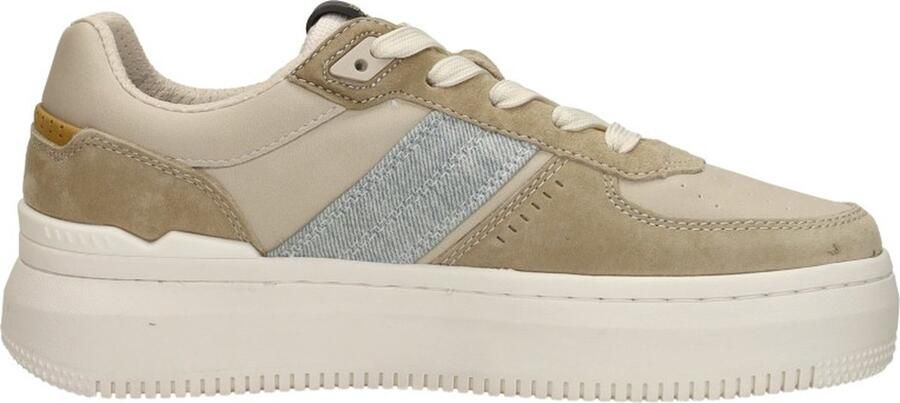 G-STAR Eve LEA DNM W Sneakers Laag Beige
