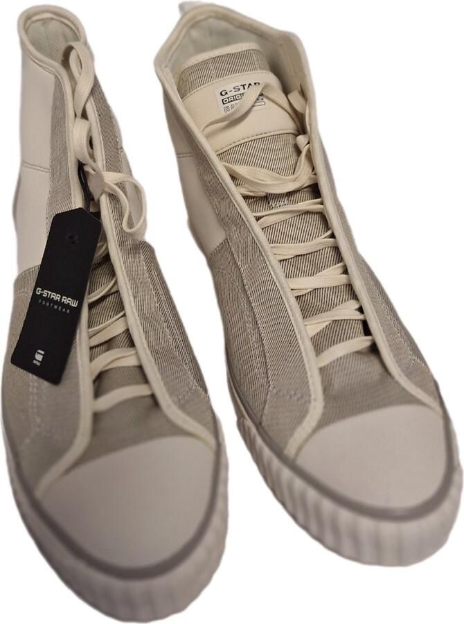 G-STAR G- STAR-RAW-SCUBA SNEAKER-WHITE-NEOPRENE DENIM - Foto 2