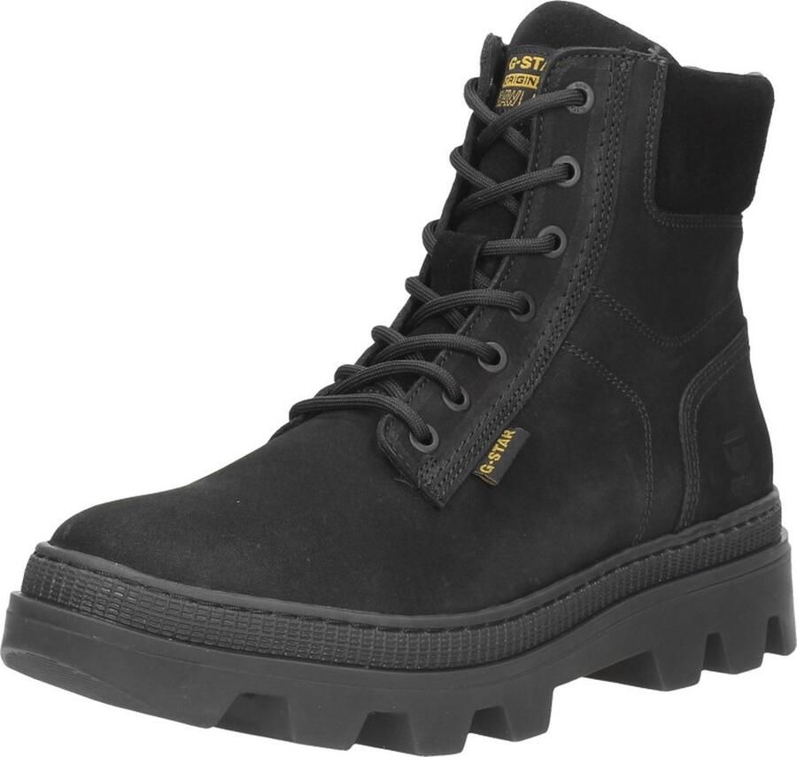 G-STAR Raw Noxer Hgh Nub M Veterboots Laarzen Met Veters Heren Zwart - Foto 2