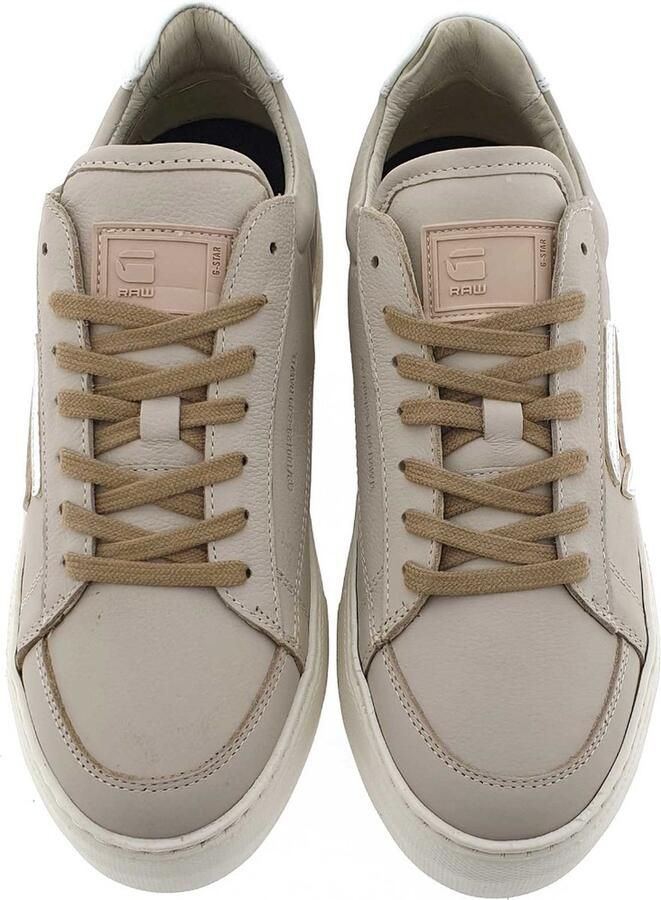 G-Star G STAR RAW Loam II Nub Dames Sneakers Sportschoenen Schoenen Leer Beige - Foto 3