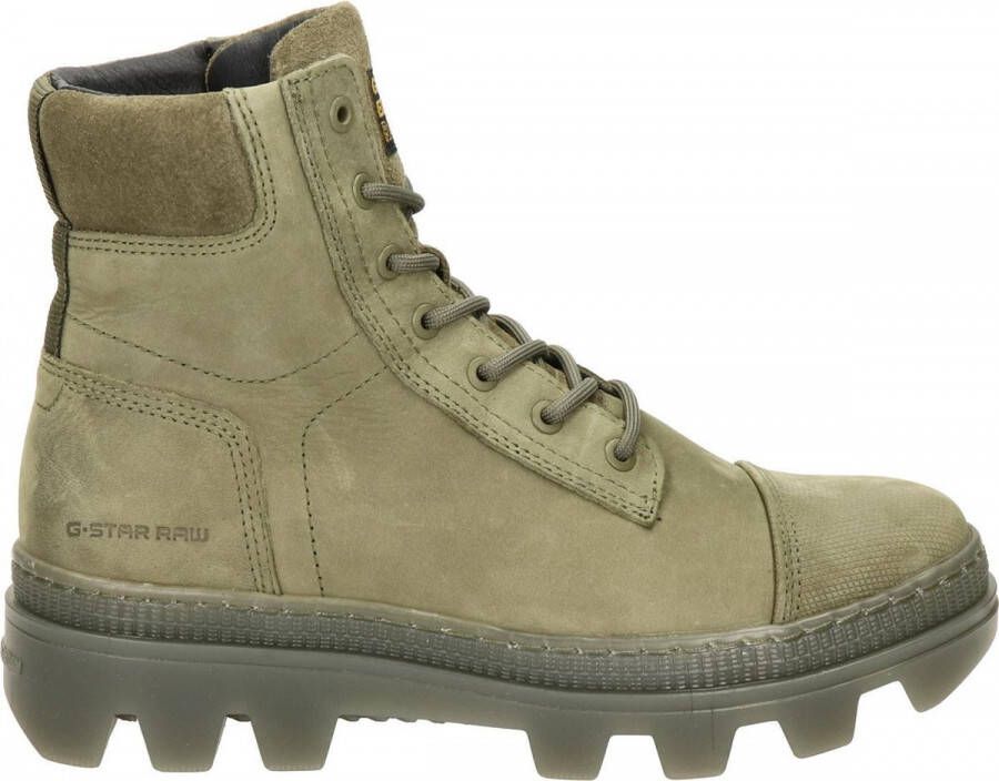 G-Star G Star Raw Noxer Hgh Nub W Veterboots Laarzen Met Veters Dames Groen - Foto 3