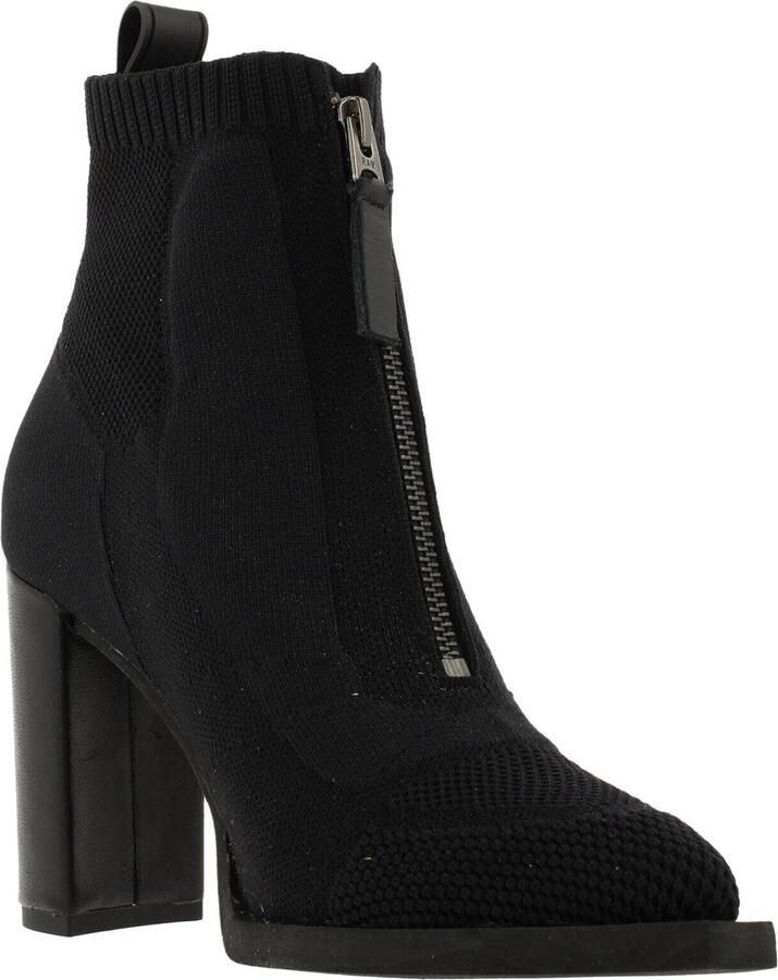 G-Star Gebreide enkellaars met blokhak en ritssluiting Black Dames - Foto 2
