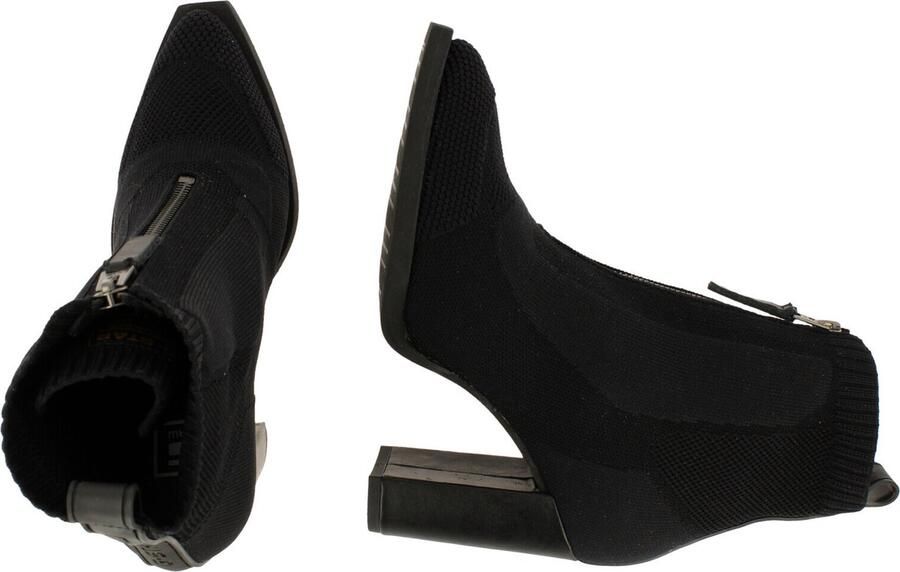 G-Star Gebreide enkellaars met blokhak en ritssluiting Black Dames - Foto 3
