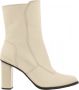 G-Star Leren Enkellaars met Elegante Details Beige Dames - Thumbnail 1