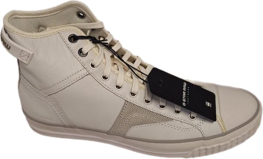 G-STAR GSTAR-RAW-FALTON HIFG-SNEAKER LEER-WHITE - Foto 2
