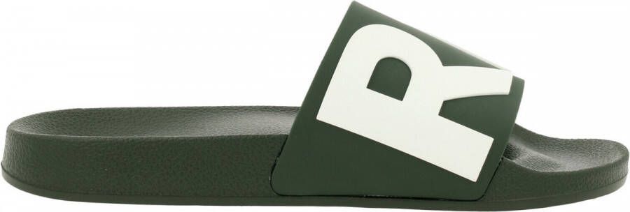 G-Star Lichtgewicht PU Slide met 3D RAW Design Green Heren