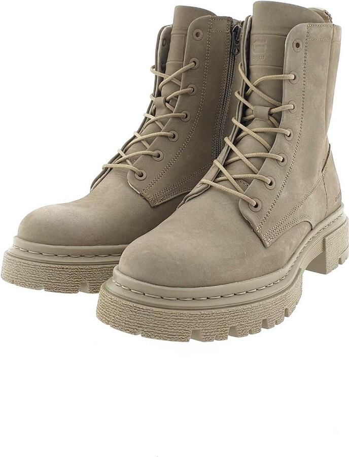 G-Star RAW Kafey Hgh Lace Nub W Veterboots Laarzen Met Veters Dames Taupe - Foto 7