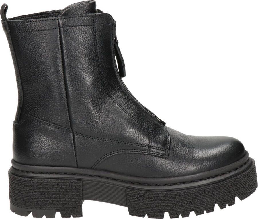 G-Star G Star Raw Kafey Pfm Hgh Lea Dnm W Veterboots Laarzen Met Veters Dames Zwart - Foto 2
