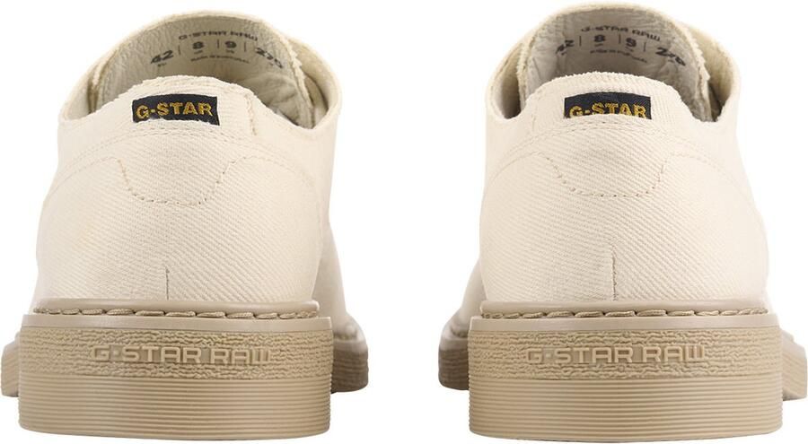 G-Star Stevige Canvas Veterschoen met Metalen Logo Beige Heren - Foto 5
