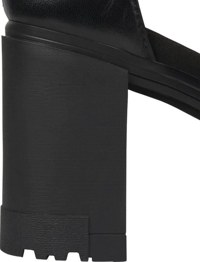 G-Star Trendy Leren Sandaal met Kruisband Black Dames - Foto 4