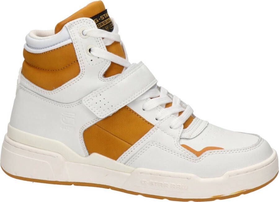 G-Star G Star Raw Attacc Mid Lea W Hoge sneakers Leren Sneaker Dames Wit - Foto 5