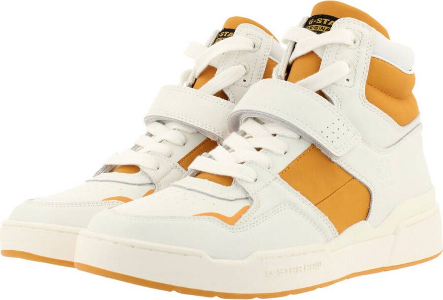 G-Star G Star Raw Attacc Mid Lea W Hoge sneakers Leren Sneaker Dames Wit - Foto 7