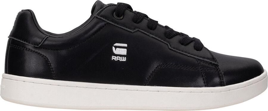 G-Star G STAR RAW Cadet Leather Heren Sneakers Sportschoenen Schoenen Zwart 2142 002509 BLK