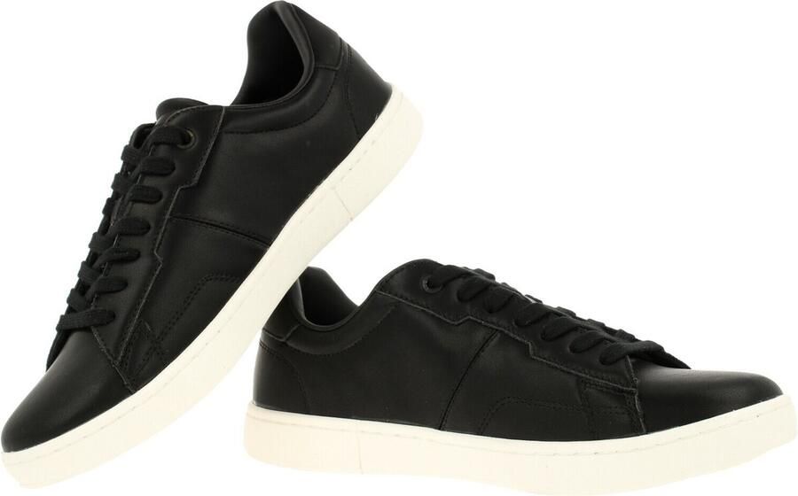 G-Star G STAR RAW Cadet Leather Heren Sneakers Sportschoenen Schoenen Zwart 2142 002509 BLK - Foto 7