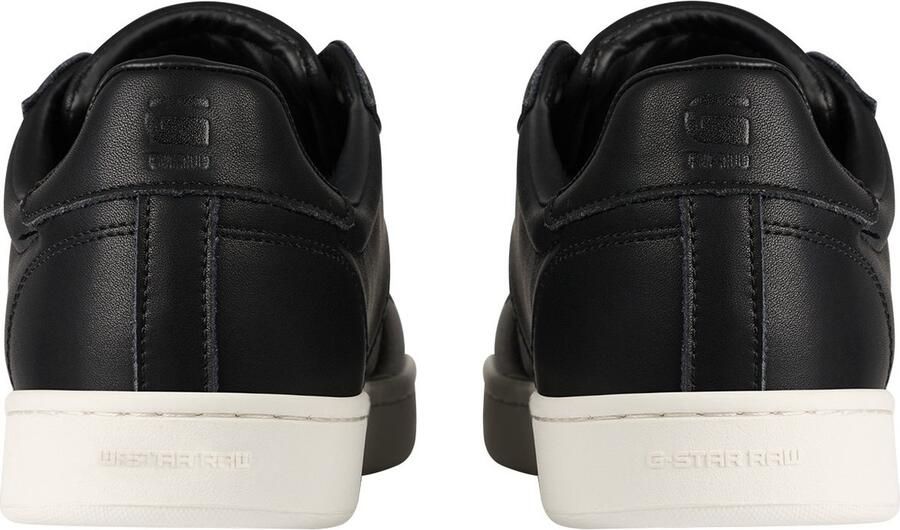 G-Star G STAR RAW Cadet Leather Heren Sneakers Sportschoenen Schoenen Zwart 2142 002509 BLK - Foto 8